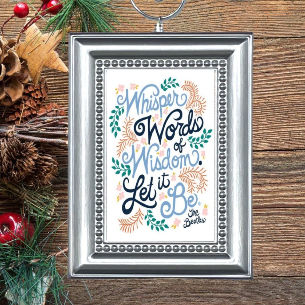 The Beatles Rock Band Let It Be Christmas Tree Ornament
